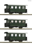 Roco 6240001 - H0e - 3-tlg. Set Personenwagen Pinzgauer Lokalbahn, ÖBB, Ep. IV-V